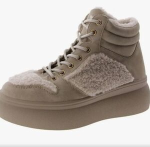 Steve Madden Dream Shearling Platform Boot ■ Women's Size 10